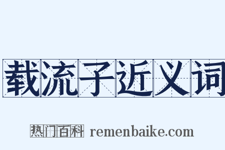 载流子近义词是什么意思的图片